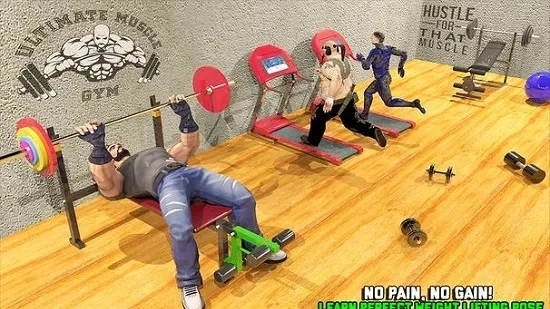 健身房模拟器(模拟健身游戏)  手机版图1