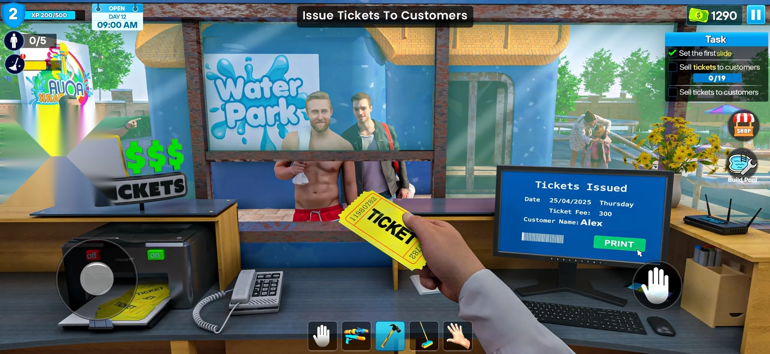 水上乐园模拟器