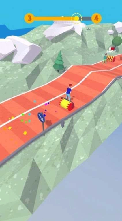 山丘滚轮比赛3D（Hills Roller Race 3D）(2)