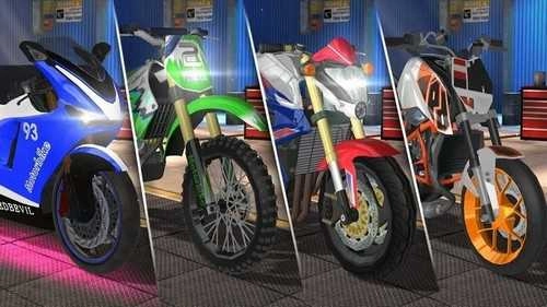真实摩托赛车游戏 截图0