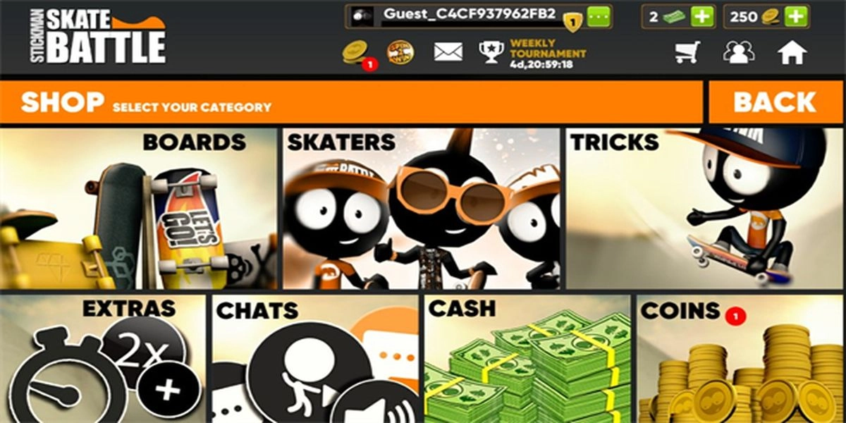 火柴人滑板对决(2)