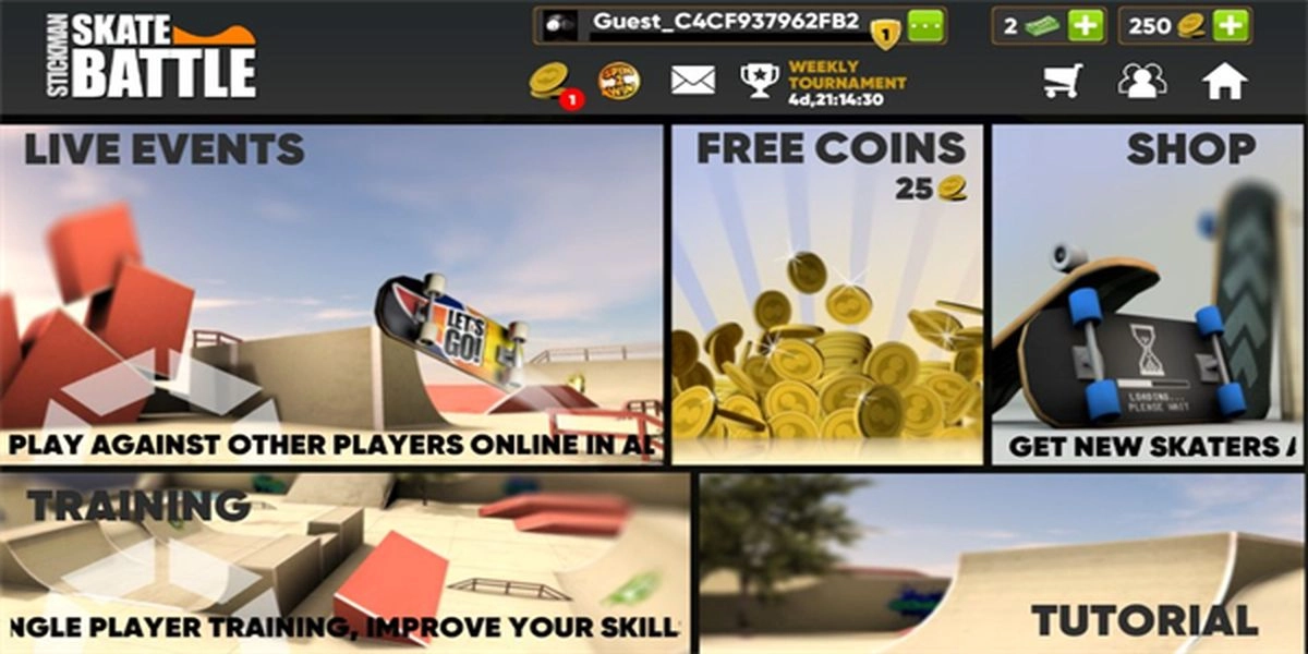 火柴人滑板对决(4)