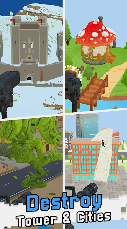 像素建筑破坏模拟器3D(4)