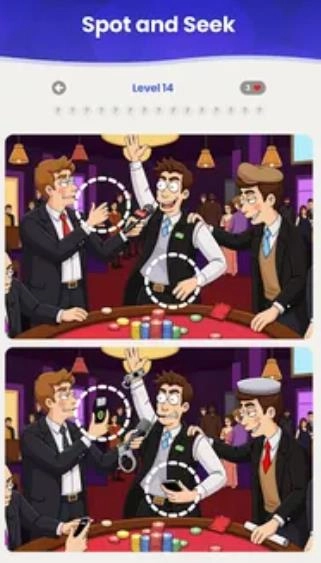 多处差异来找茬原版图2