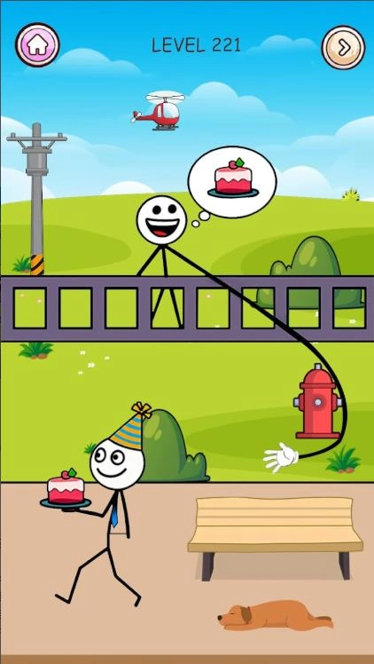 火柴人逃脱小偷谜题