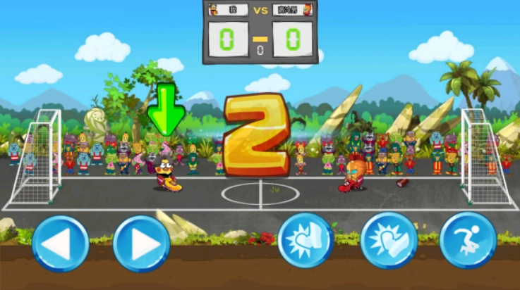 暴走足球大乱斗游戏