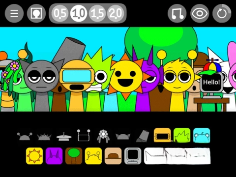 节奏盒子sprunki变速版(1)