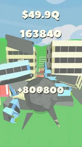 毀滅之石(推石頭解壓游戲)  手機(jī)版截圖1