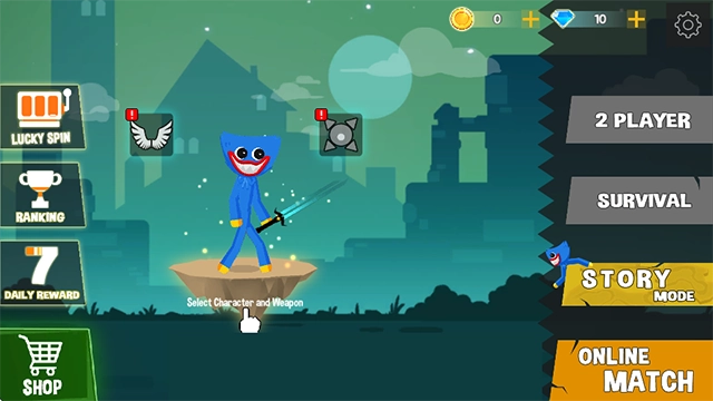 波比vs火柴人(Stickman Fighting Supreme)-图1