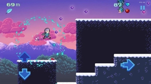 无尽的像素跑酷