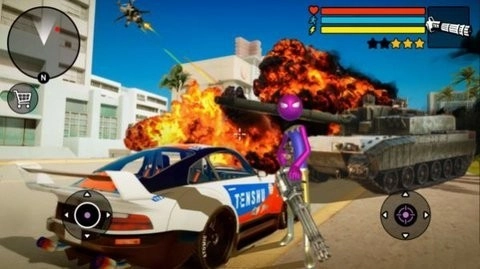 蜘蛛侠城市英雄(Rope Frog Ninja Hero Car Vegas)-图2