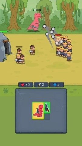 模拟恐龙合并战斗图2