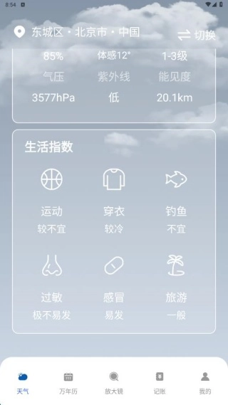 天气晚报