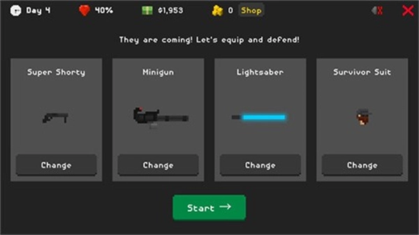 他们来了僵尸防御菜单图3