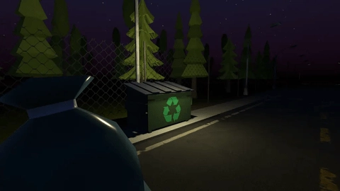 垃圾箱之夜游戏