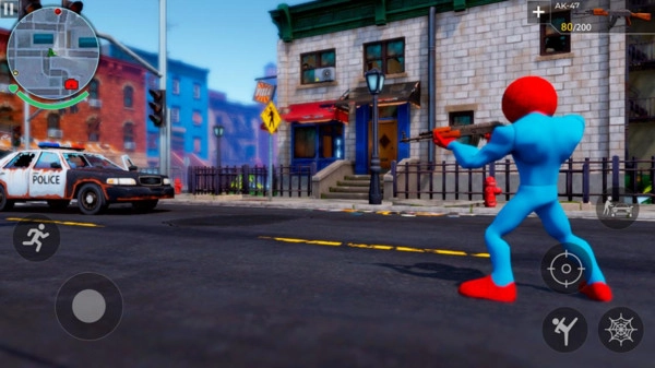 蜘蛛侠火柴人绳索英雄3