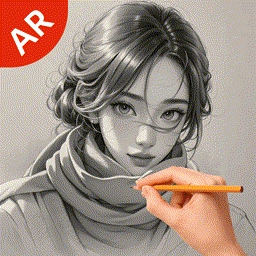 AR临摹简笔画画 