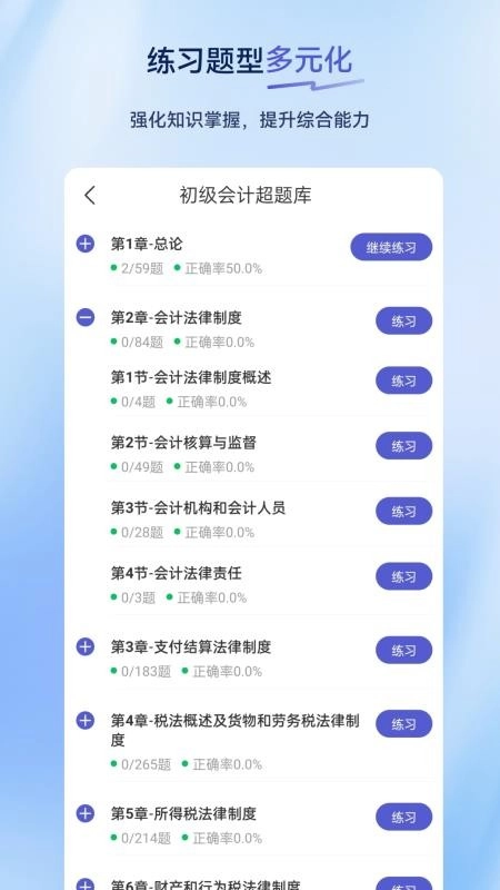 初级会计超题库手机最新版图1