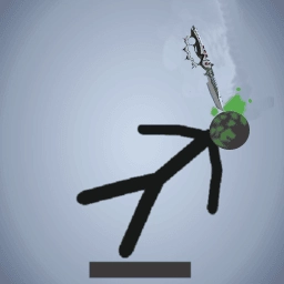 火柴人扔剑决斗