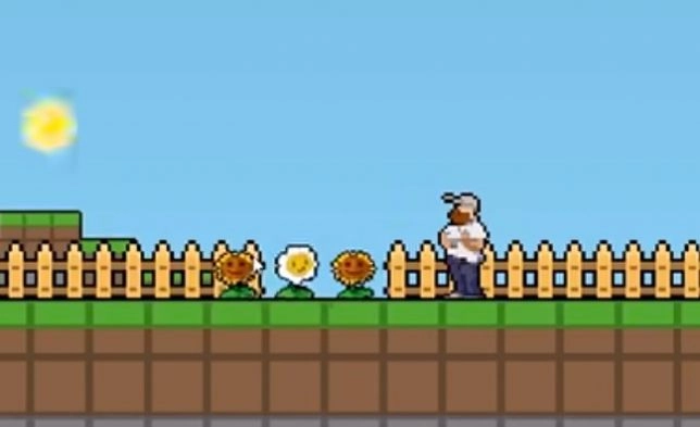 横板像素植物大战僵尸