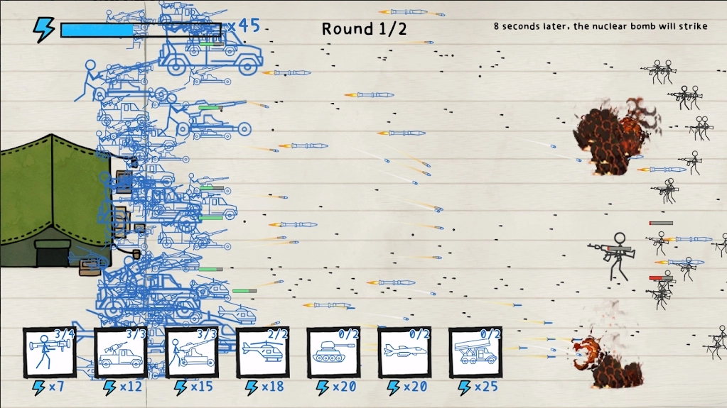 paper battle纸上战争桌游