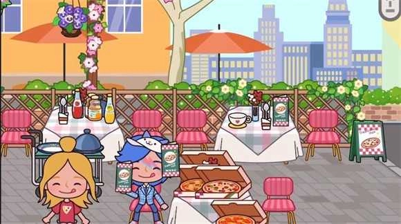 米加小镇更新披萨店和邮局2