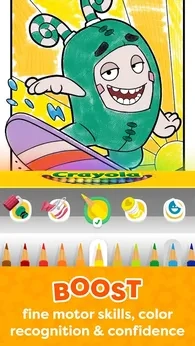 与Blippi和朋友们一起涂色图1