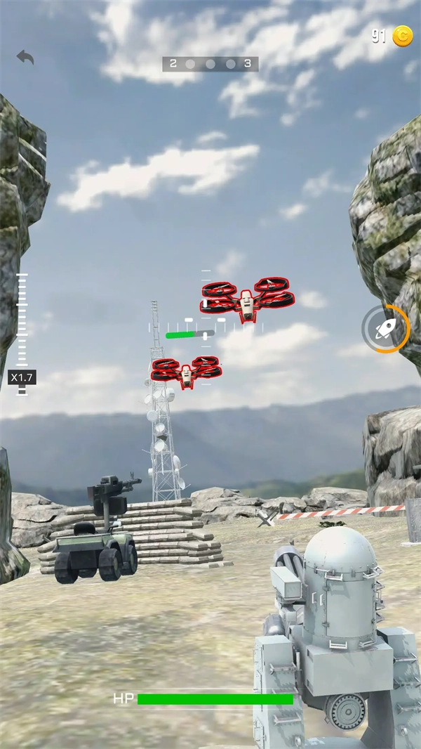 陆基密集阵炮台游戏(5)