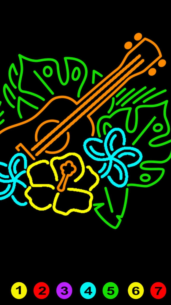 霓虹涂鸦艺术图1