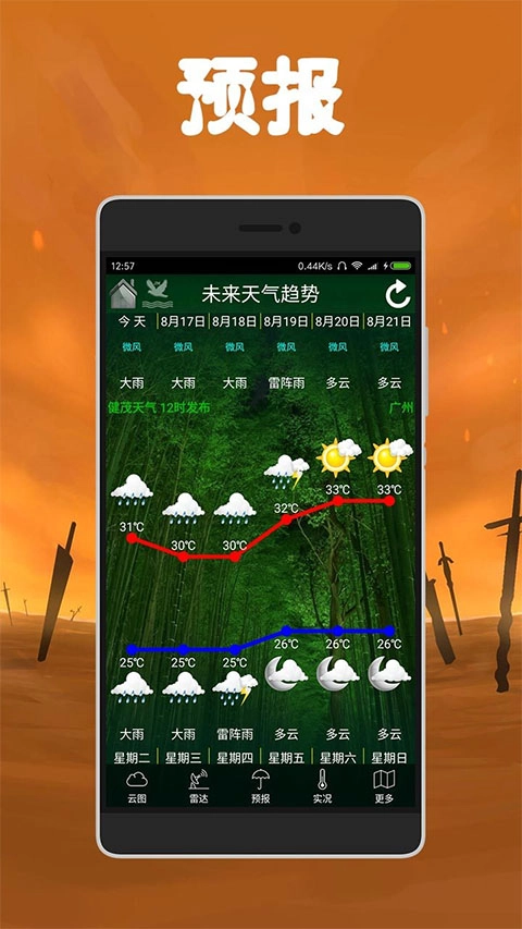 健茂天气卫星云图图2