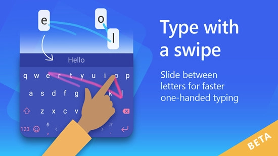 Microsoft SwiftKey Beta键盘(微软swiftkey键盘测试版图1