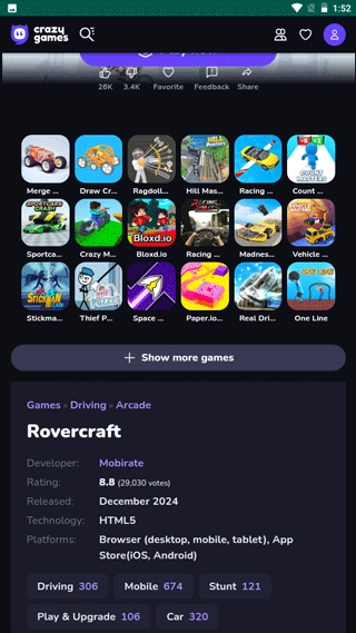 crazygames游戏入口