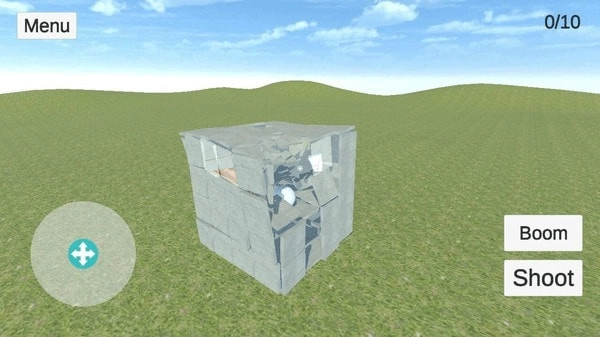 爆破物理模拟器菜单