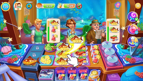 匆忙烹饪疯狂餐厅MOD版图4