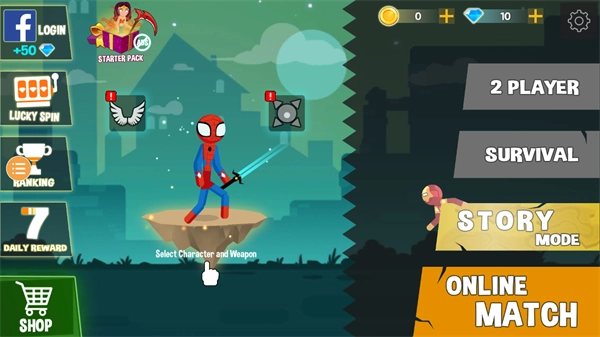 火柴人格斗进化菜单魔改版