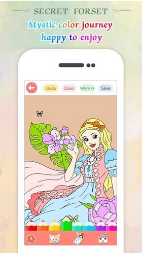 少女涂色之秘密森林游戏无广告版图2