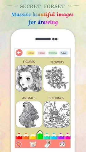 少女涂色之秘密森林游戏无广告版图3