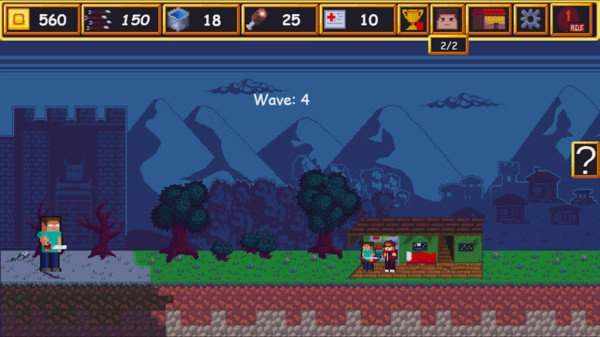 像素先生僵尸生存游戏