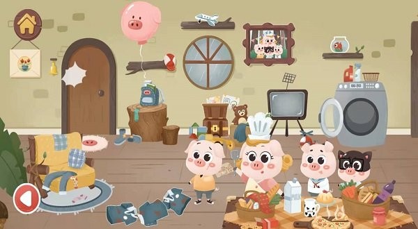 三只小猪之盖房大作战游戏图1