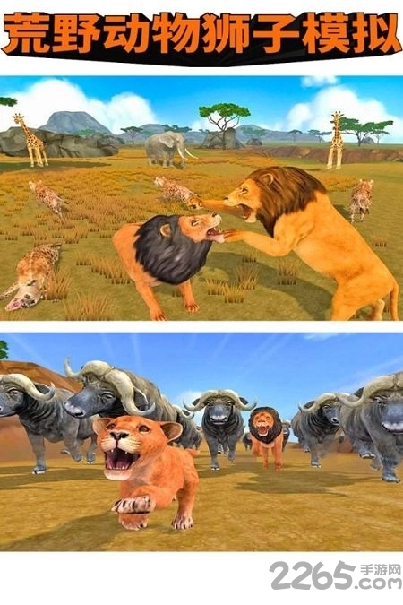 荒野动物狮子模拟最新版