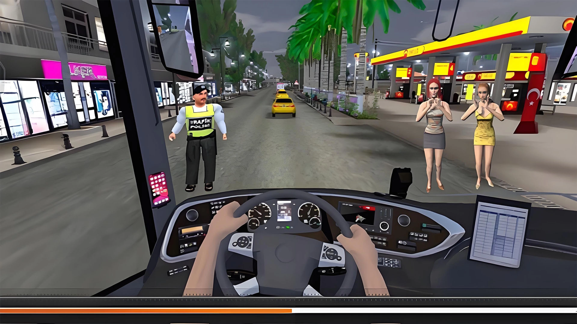 模拟老司机客车驾驶游戏