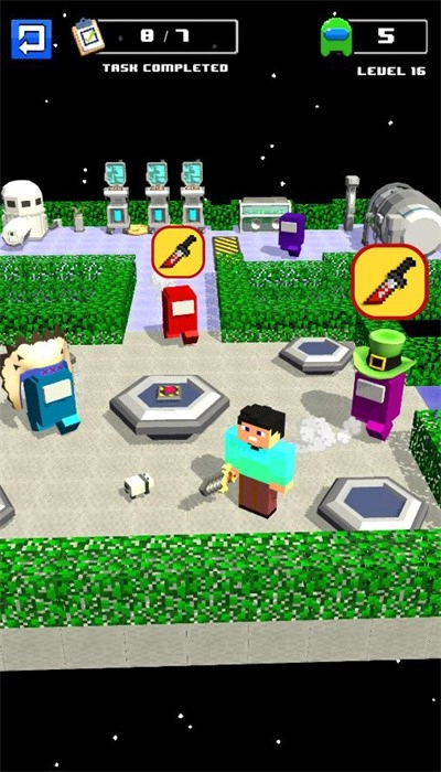 我们之间大战像素人游戏