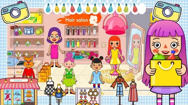 樱花我的小镇装扮游戏图1