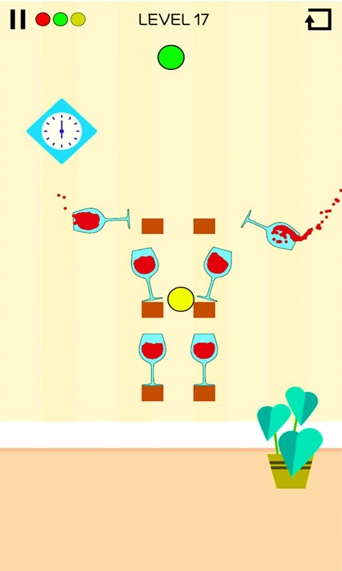 快乐画线玻璃杯手机免费版图2
