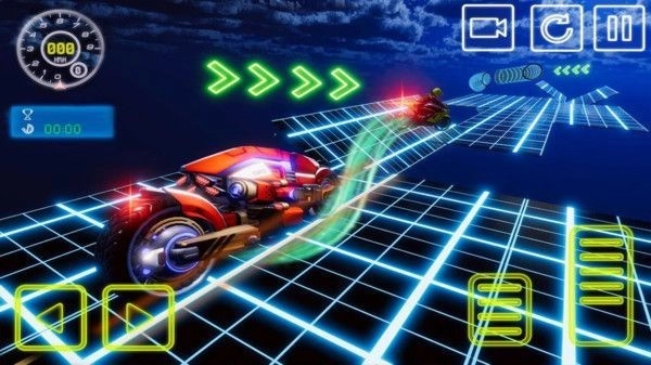 霓虹摩托车特技赛车手机版