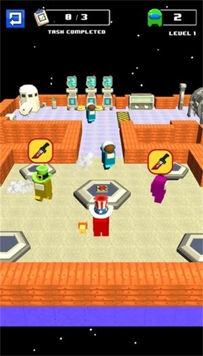 我们之间大战像素人游戏