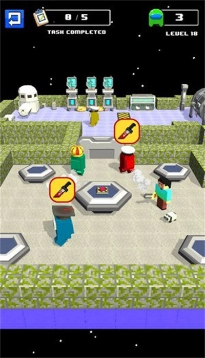 我们之间大战像素人游戏