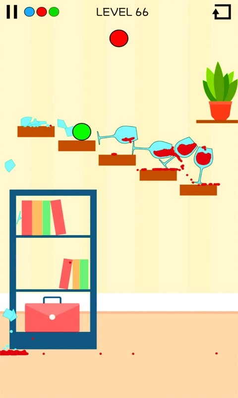 快乐画线玻璃杯手机免费版图1