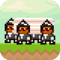 黑人抬棺像素版