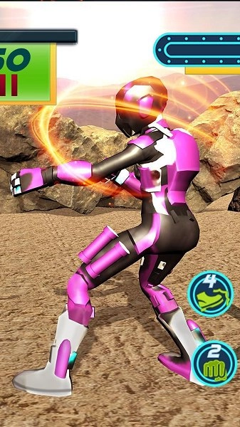 机器人对战超级英雄游戏